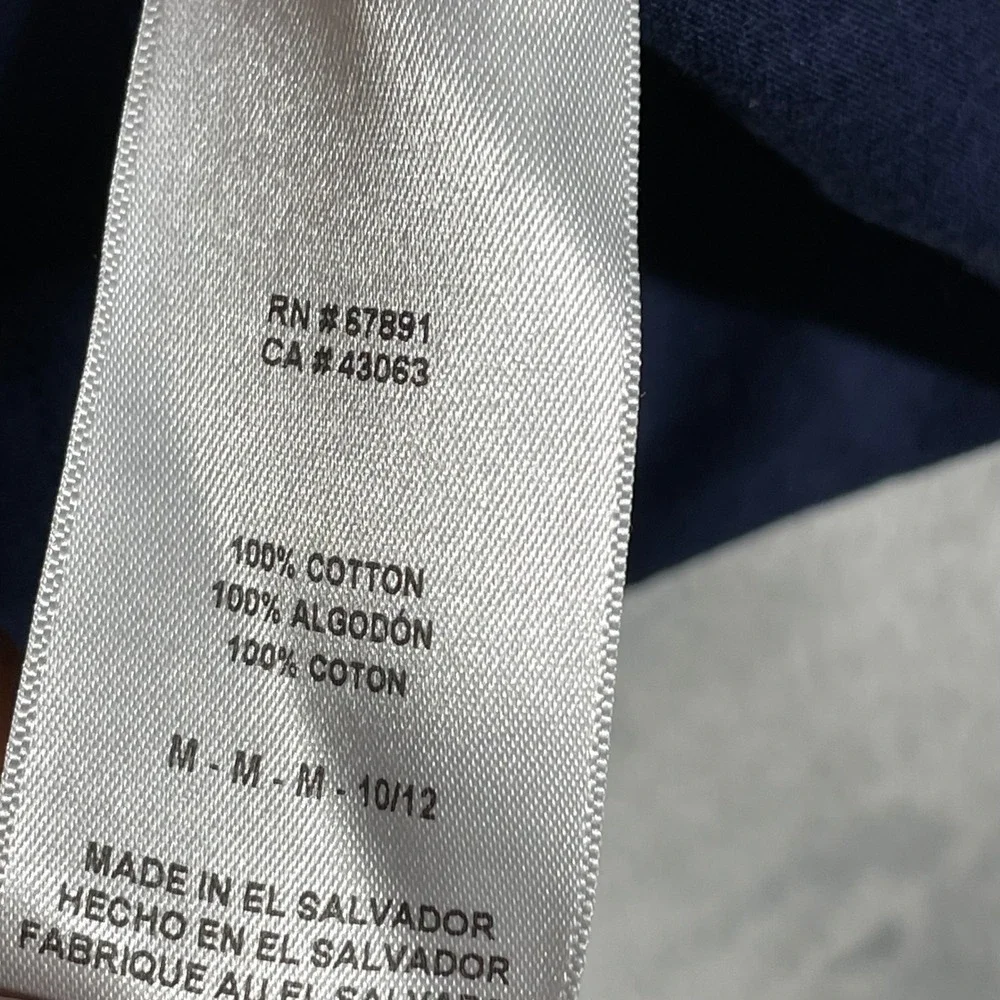 Nike New England Patriots Drake Maye 10 Super Bowl LII Youth Shirt Navy M 10/12
